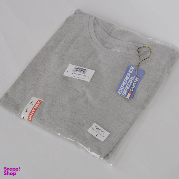 تیشرت آستین بلند زنانه کانتکس مدل 249014419 رنگ طوسی