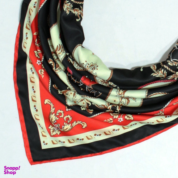 روسری زنانه آنالیا مدل ابریشم توییل بهاره کد 9802