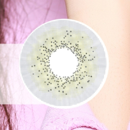 لنز فصلی بیوتی کد ACQA31 شماره 15 رنگ طوسی عسلی بدون دور