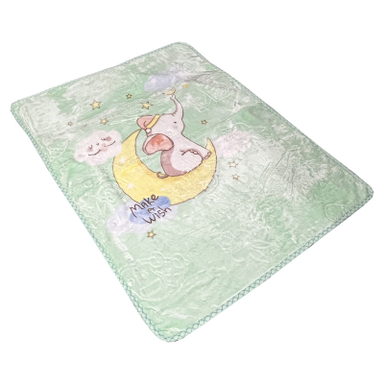پتو کودک مدل فیل خوابالو سایز 120×100 سانتی متر