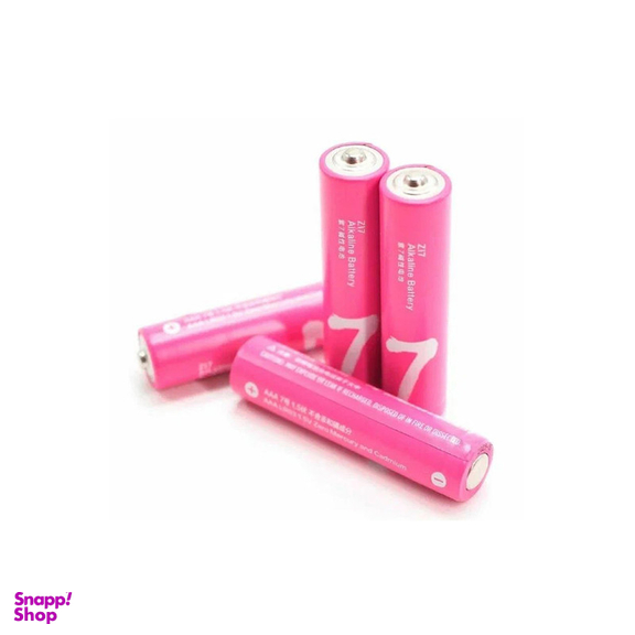 باتری نیم قلمی زد ام آی مدل ZI7 RAINBOW بسته 4 عددی