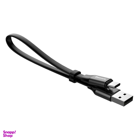 کابل USB به Type-C باسئوس مدل Nimble CATMBJ طول 23 سانتی‌ متر