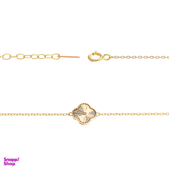 دستبند طلا 18 عیار زنانه میلی گالری مدل ون کلیف کد MT1268