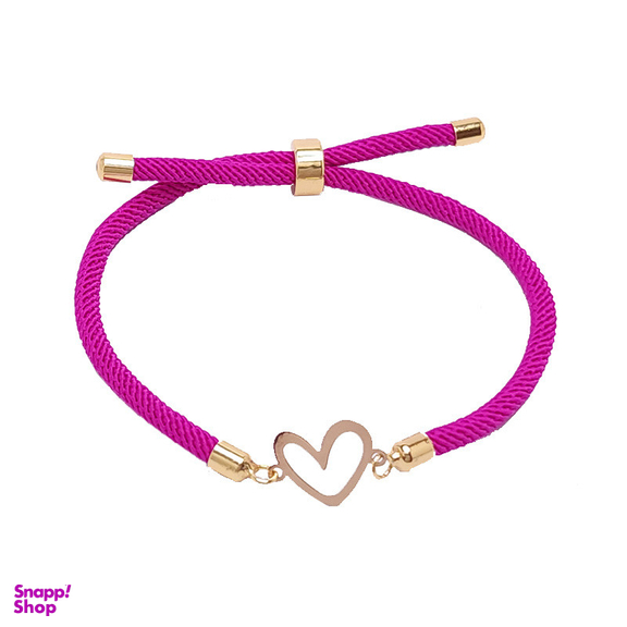 دستبند طلا 18 عیار دخترانه وی وی گلد گالری مدل قلب کد PS2208