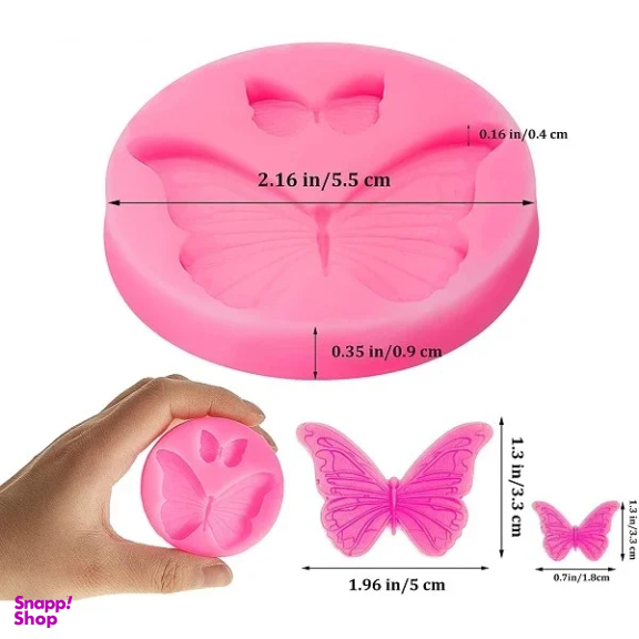 قالب فوندانت به گز طرح پروانه