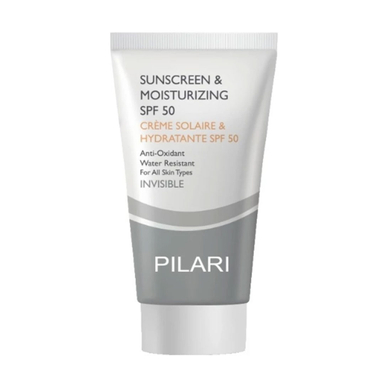کرم ضد آفتاب و مرطوب کننده پیلاری Spf50 حجم 50 میلی لیتر