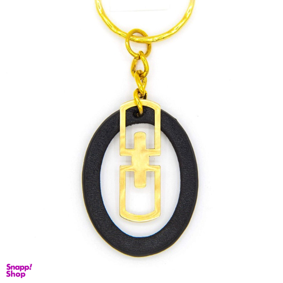 جاسوئیچی چرم و طلا 18 عیار طرح کلاسیک کد K013