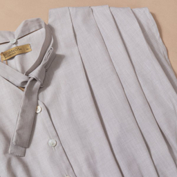 شومیز زنانه برنس مدل چکامه رنگ طوسی روشن