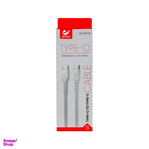کابل Type-C به Type-C لونارک مدل LC20CC طول 1.1 متر