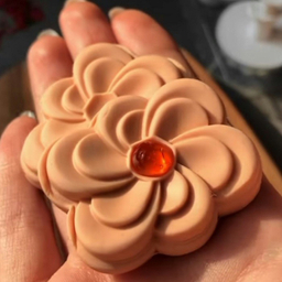 کاتر فشاری شیرینی پزی به گز مدل گل فلورا مجموعه 2 عددی