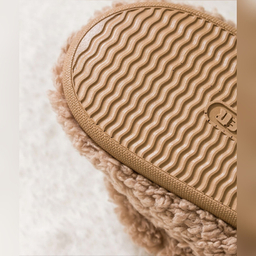 دمپایی حوله ای ال سی وایکیکی مدل استپ دار تدی