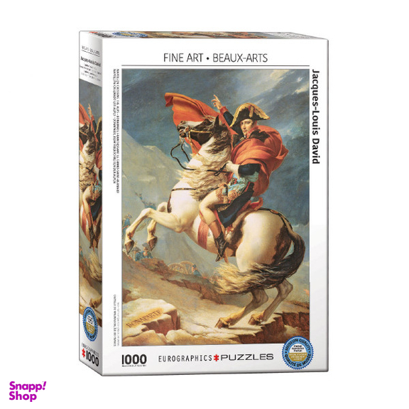 پازل 1000 تکه یوروگرافیکس پازلز مدل 6000-5889 Napoleon Crossing the Alps