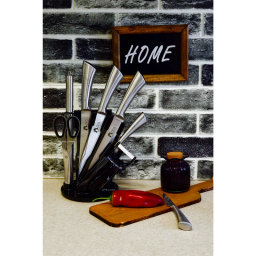 سرویس چاقو آشپزخانه 9 پارچه آیریس مدل 11