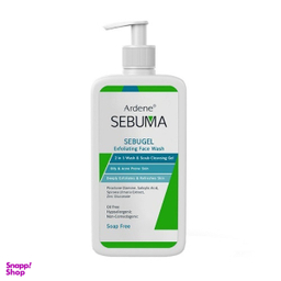 ژل شوینده و ساینده صورت آردن سبوما مدل سبوژل مناسب پوست چرب حجم 200 میلی‌ لیتر