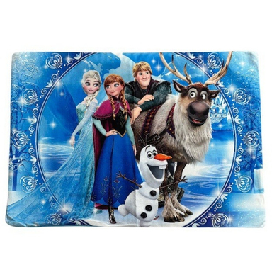 روبالشی مخمل سه بعدی طرح فروزن کد 331