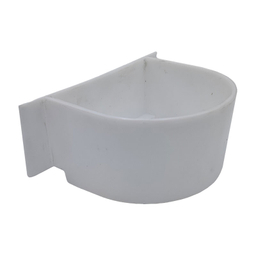 ظرف دان خوری پرنده مدل لیوانی نیم دایره بزرگ مناسب طوطی و پرندگان زینتی