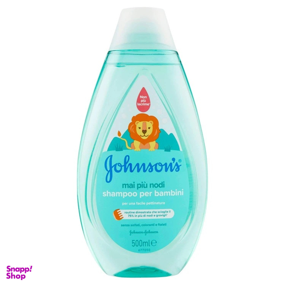 شامپو سر گره بازکن مو کودک جانسون کد 677050 حجم 500 میلی لیتر