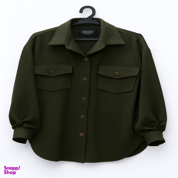 کاپشن زنانه نسترن کد 670 رنگ سبز