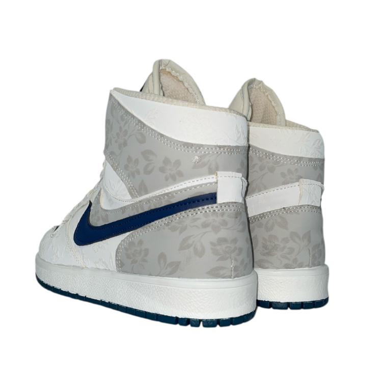 کفش ورزشی زنانه طرح نایک ساقدار کد 1034 رنگ سفید سرمه ای