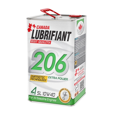 روغن موتور خودرو لوبریفنت کانادا مدل 206 SL 10w-40 حجم 4000 میلی لیتر