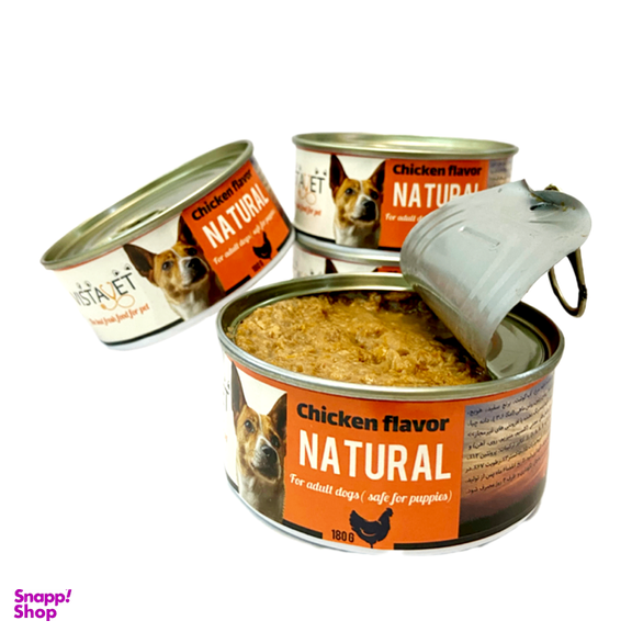 کنسرو غذای سگ ویستاوت طعم مرغ مدل نچرال وزن 180 گرم