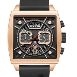 ساعت عقربه ای مردانه اکستری کد X6076-J مشکی رزگلد