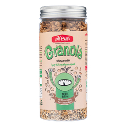 گرانولا وگان کنجد سیاه و دانه چیا درین کام وزن 350 گرم