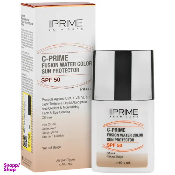 فلوئید ضد آفتاب پریم مدل سی پریم رنگ بژ طبیعی حجم 40 میلی لیتر