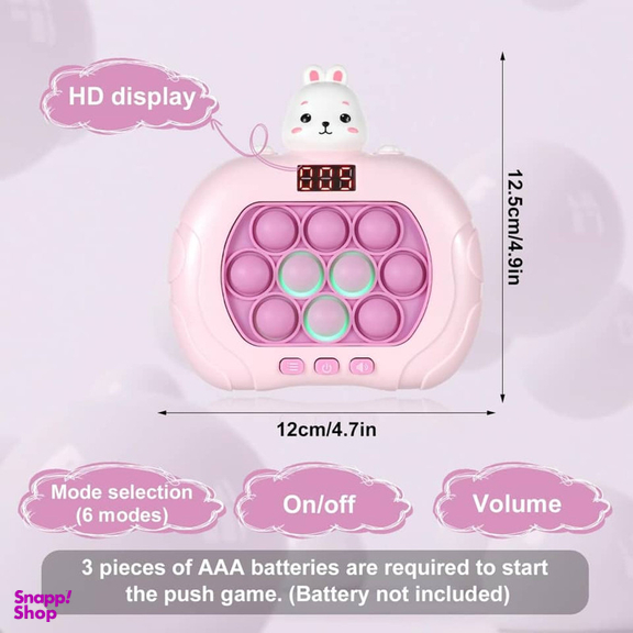 فیجت ضد استرس ناب سل مدل پاپت گیم طرح خرگوش بامزه کد pa0002