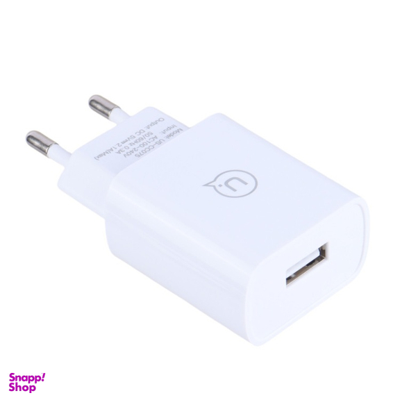 شارژر دیواری یوسمز مدل T21OCLN به همراه کابل Lightning