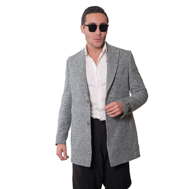 پالتو مردانه مدل کشمیر جودون رنگ سبز