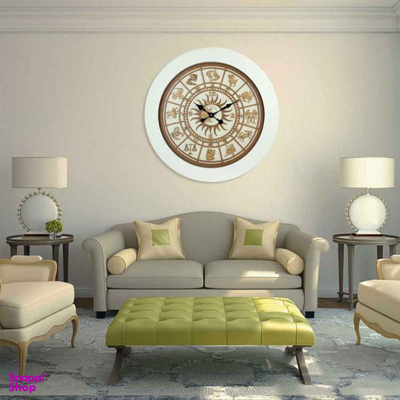 ساعت دیواری هم آدیس مدل رویال کد CKS617-W40 سایز 40 سانتی متر