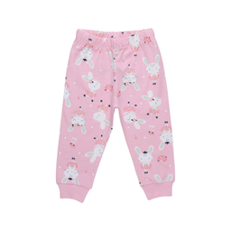 ست بلوز و شلوار طرح خرگوش کد 24203 رنگ صورتی