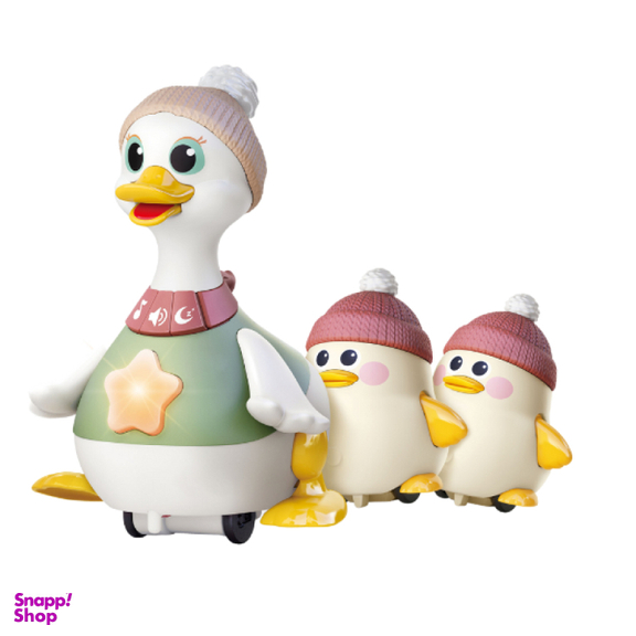 اردک و جوجه موزیکال هولی تویز سنسور دار مدل Musical Waddling Duck Family HE9987