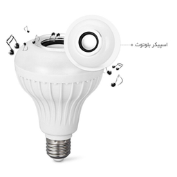 لامپ و اسپیکر بلوتوث هوشمند کد Smart Led Music Bulb