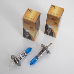 لامپ خودرو سام مدل 100W کد -H1 -ICE بسته 2 عددی