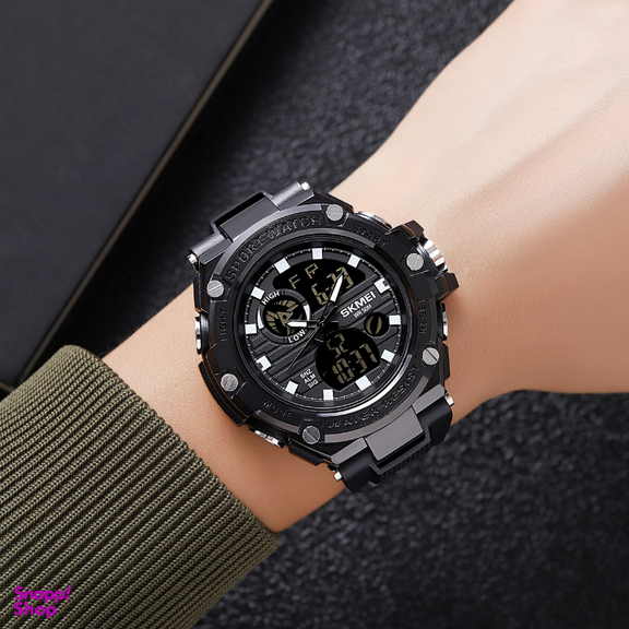 ساعت مچی عقربه ای دیجیتال اسکمی مدل 2119 BK