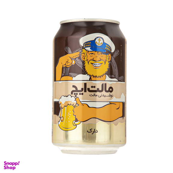 ماءالشعیر سیاه مالت ایچ حجم ۳۳۰ میلی لیتر