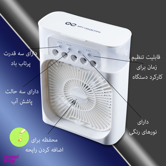 پنکه رومیزی گیفت کالکشن مدل Power Plus