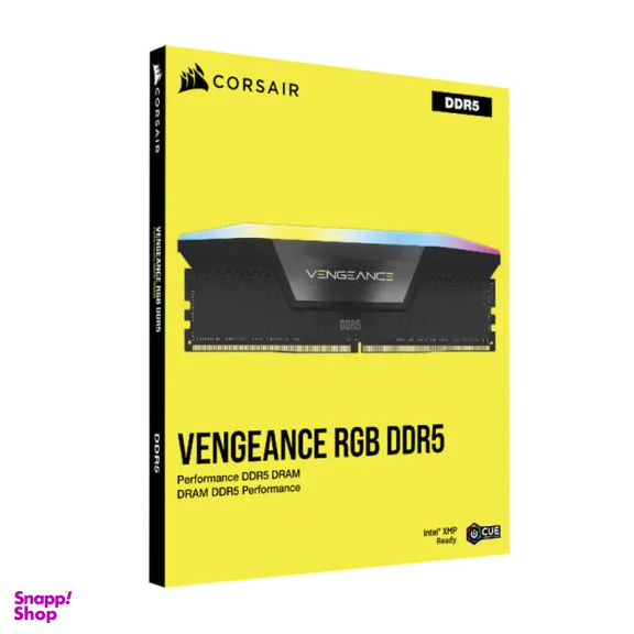 رم دسکتاپ DDR5 دو کاناله 7200 مگاهرتز CL34 کورسیر مدل VENGEANCE RGB ظرفیت 32 گیگابایت