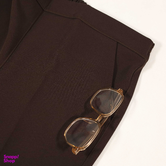 شلوار زنانه مدل راسته کد 7810 رنگ قهوه ای