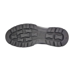 نیم بوت طبی مردانه چرم ریباری مدل Z29 رنگ مشکی