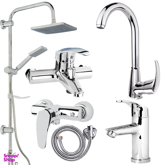 ست شیرآلات اندیکا مدل پریا مجموعه 6 عددی