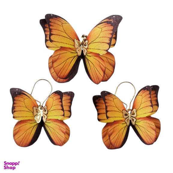 نیم ست طلا 18 عیار طرح مونارک کد 3355