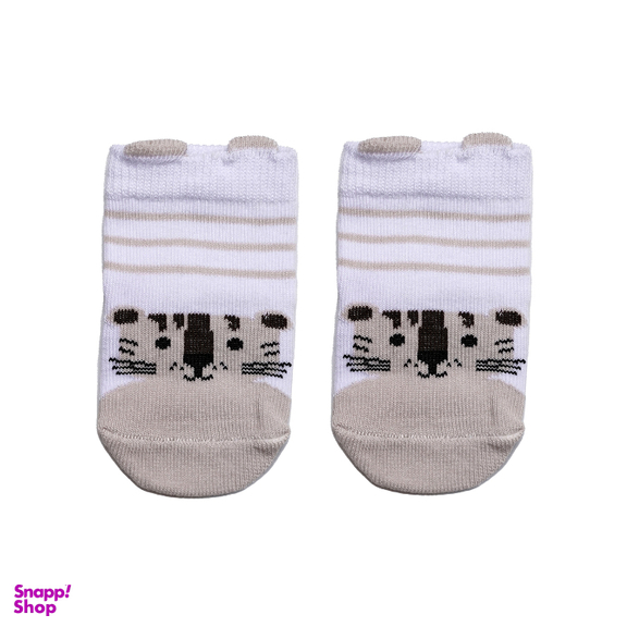 جوراب نوزادی دوازده طرح ببر