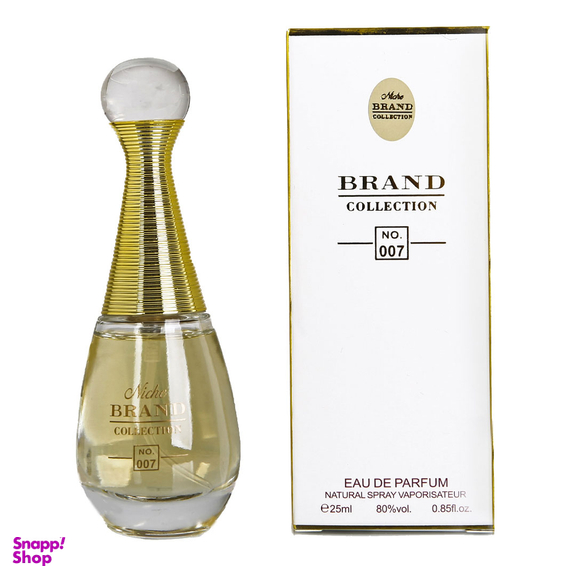 عطر جیبی زنانه نیچ برند کالکشن مدل جادور کد 007 حجم 25 میلی‌ لیتر