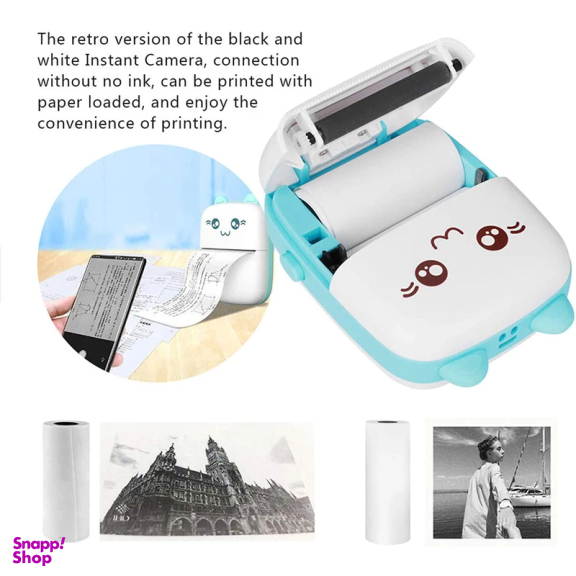 مینی پرینتر حرارتی قابل حمل مدل خرگوشی