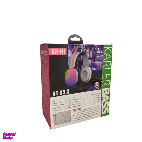 هدفون بی سیم بلوتوثی مدل RGB Light KR-H1