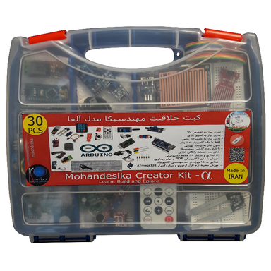 کیت آموزش الکترونیک مهندسیکا کد arduino_alpha