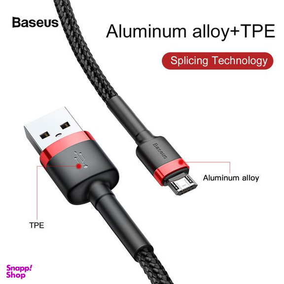 کابل تبدیل USB به microUSB بیسوس مدل CAMKLF-C91 طول 2 متر